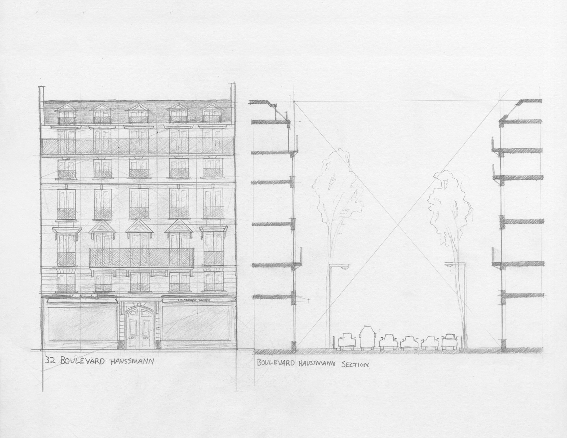 Etude de l'architecture haussmannienne