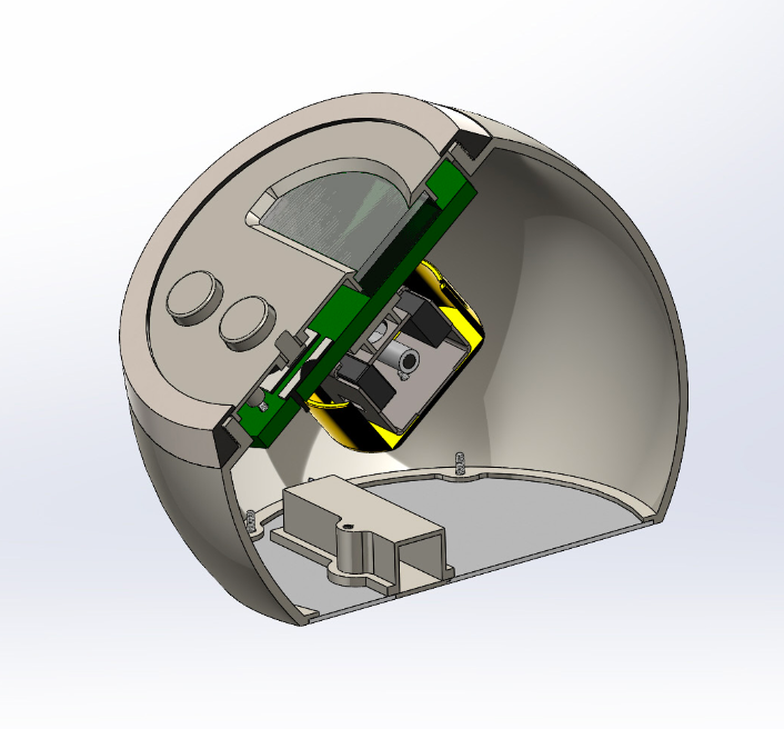 Kitchen timer section view SW