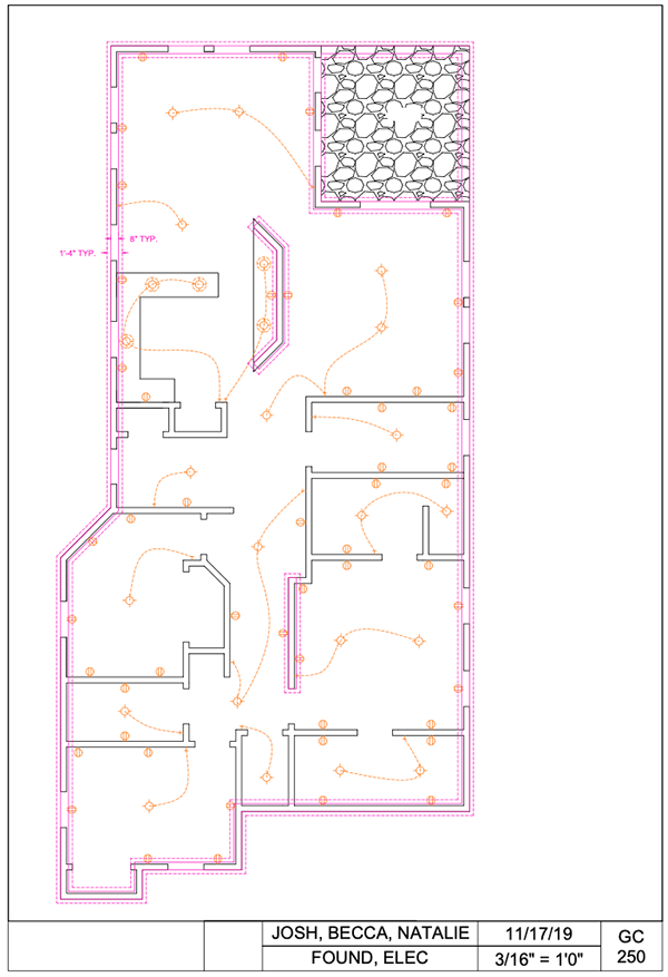 Furniture, Window, Door, and Roof Plan