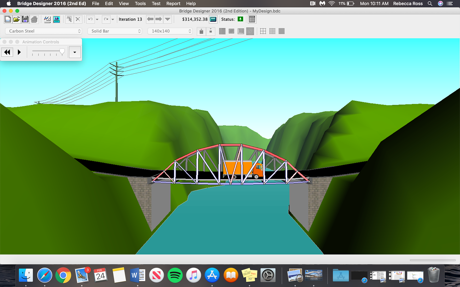 Truss Bridge Simulation 4