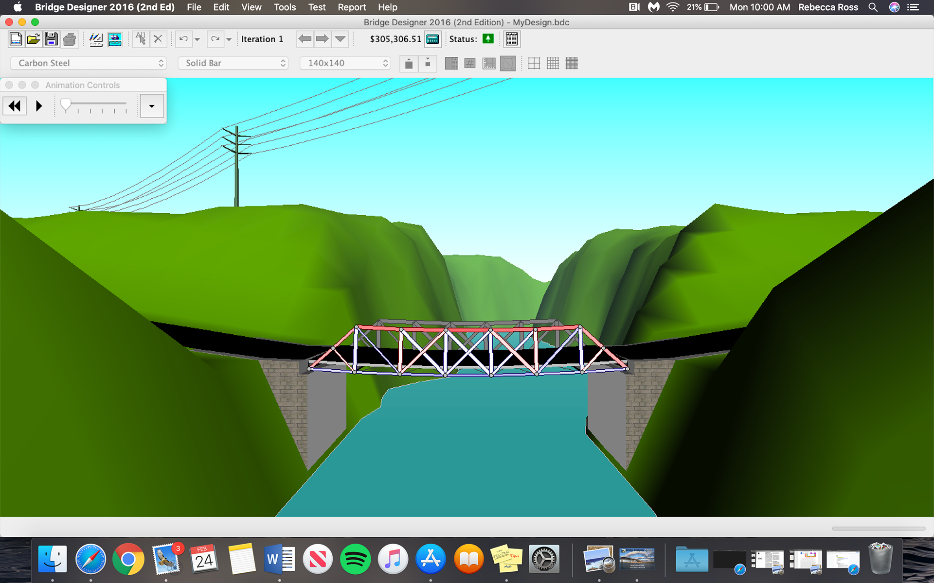 Truss Bridge Simulation 3