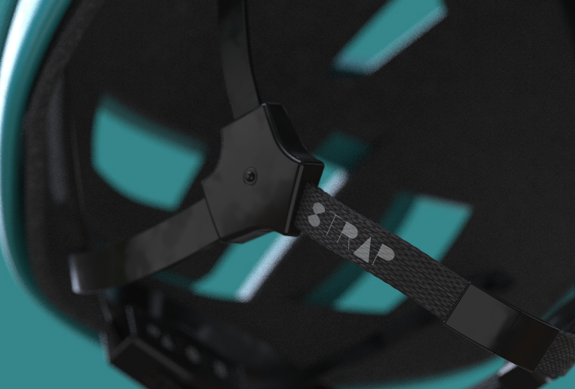 Logo's added in the location of helmet parts
