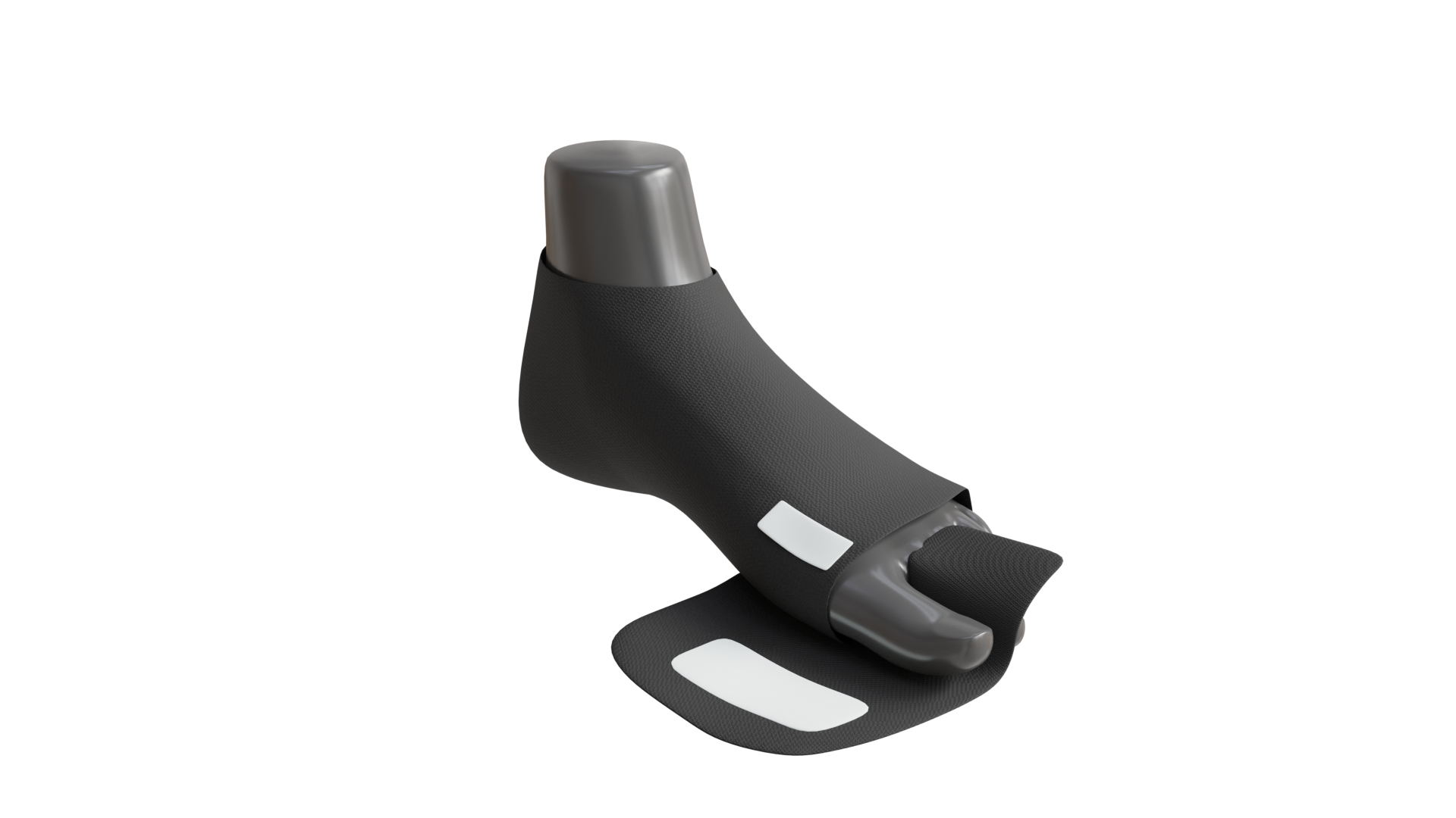 Sock covers whole foot for comfort