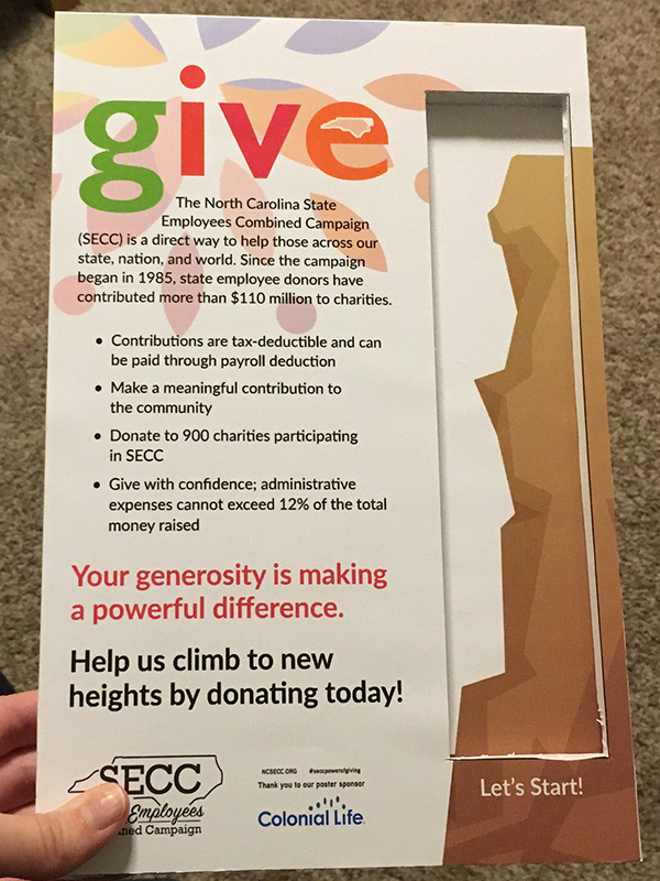 Mock-up of Poster for the Department