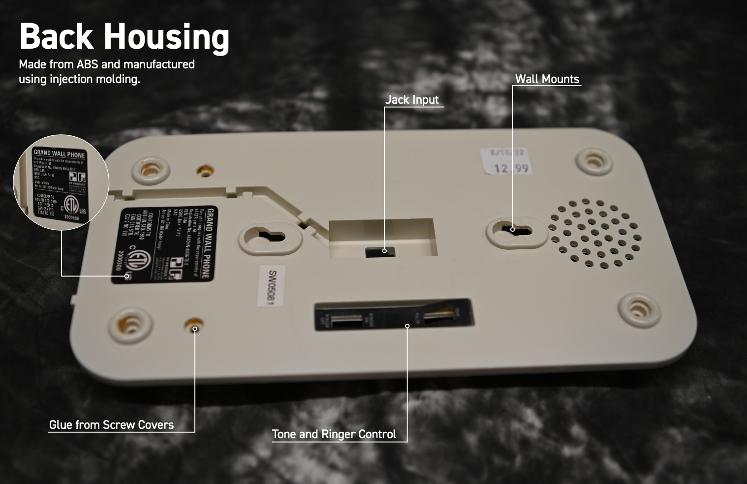 Back Housing Outside