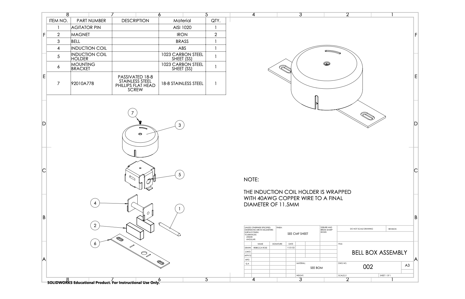 Bell Box Assembly