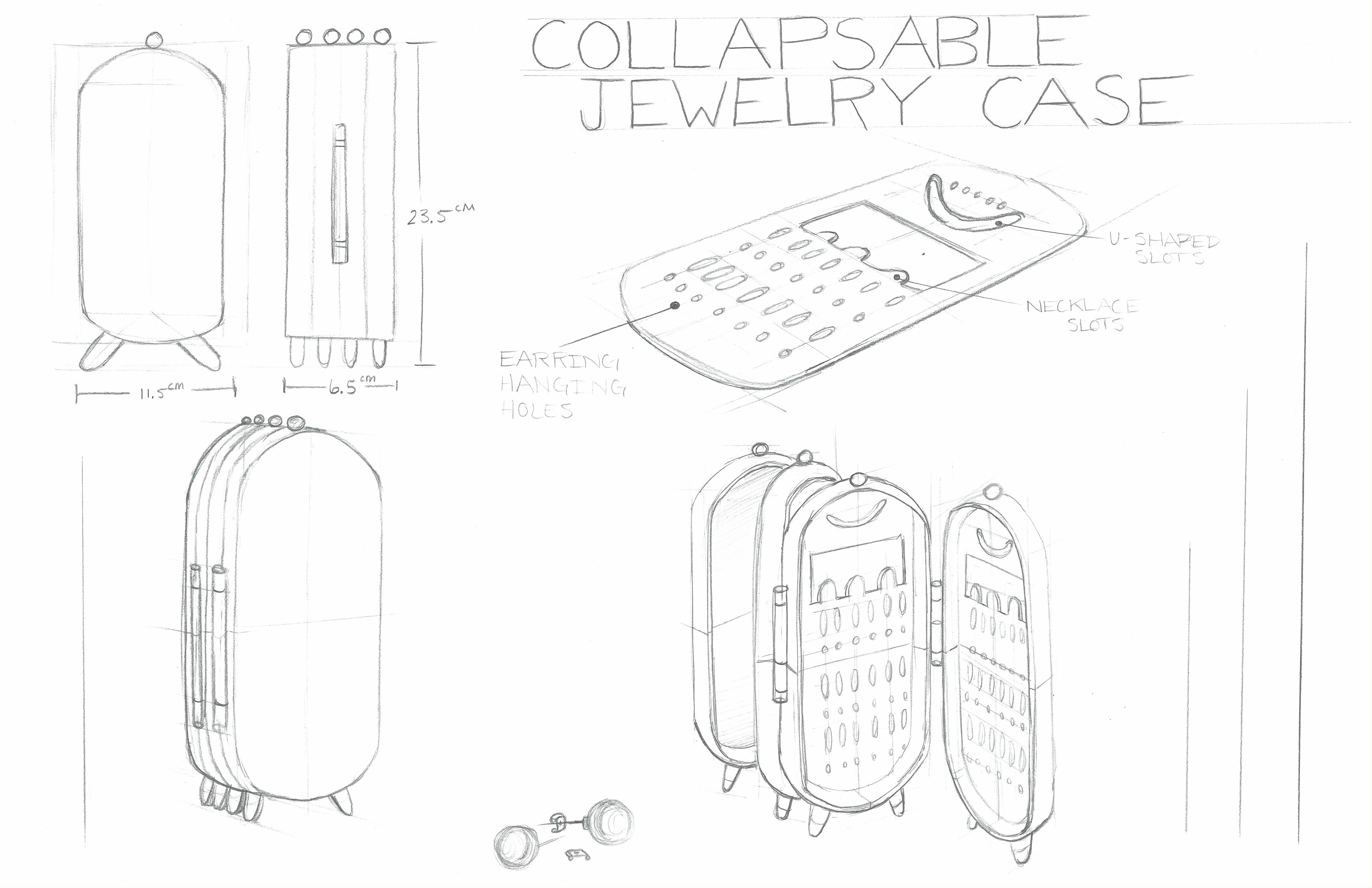 Collapsable Jewelry Holder