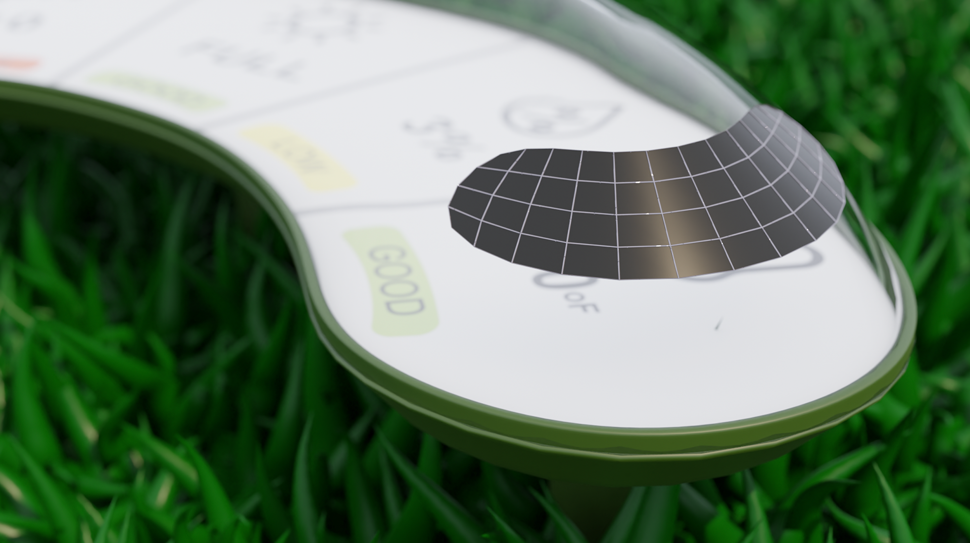 Garden sensor solar panels