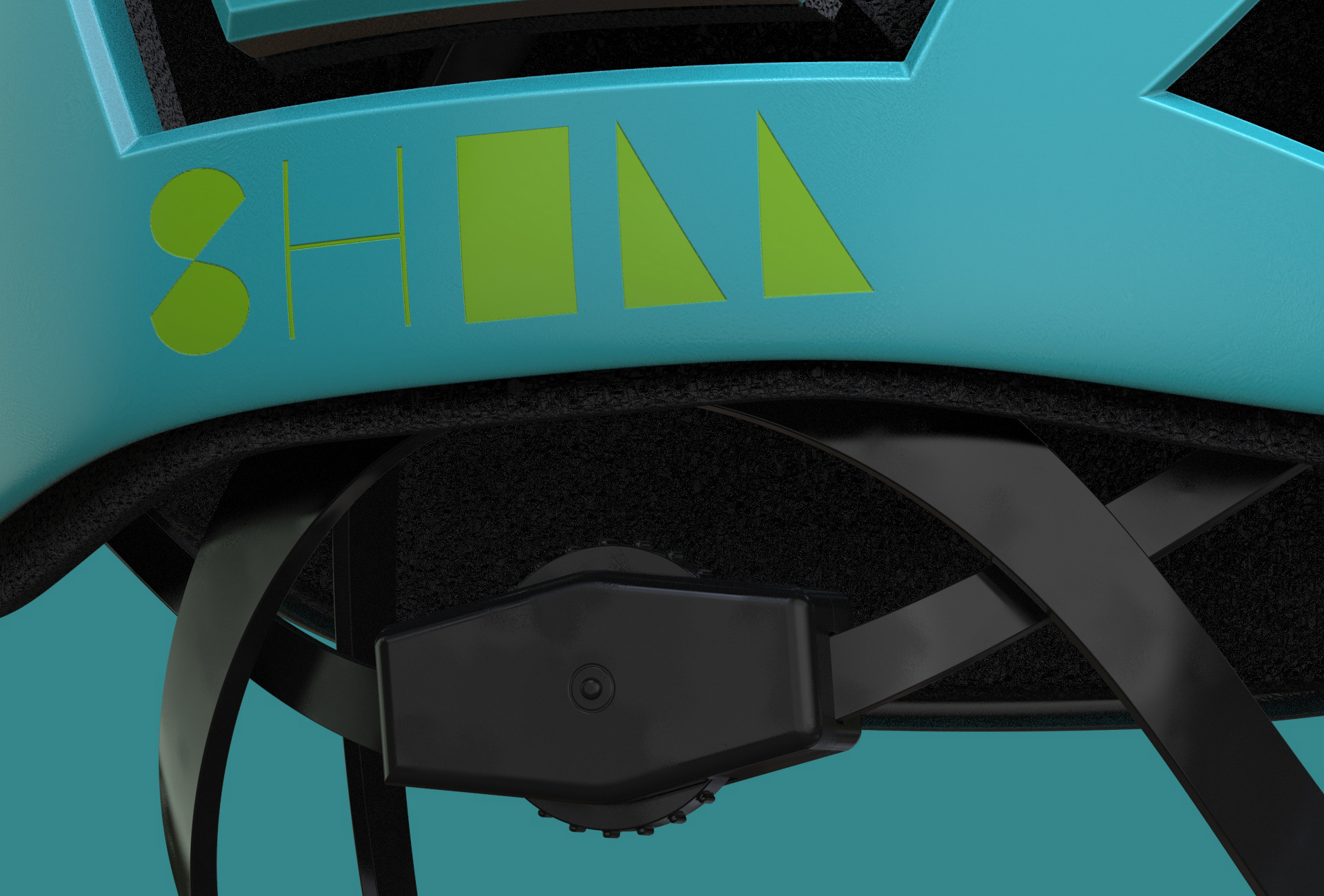 Logo's added in the location of helmet parts