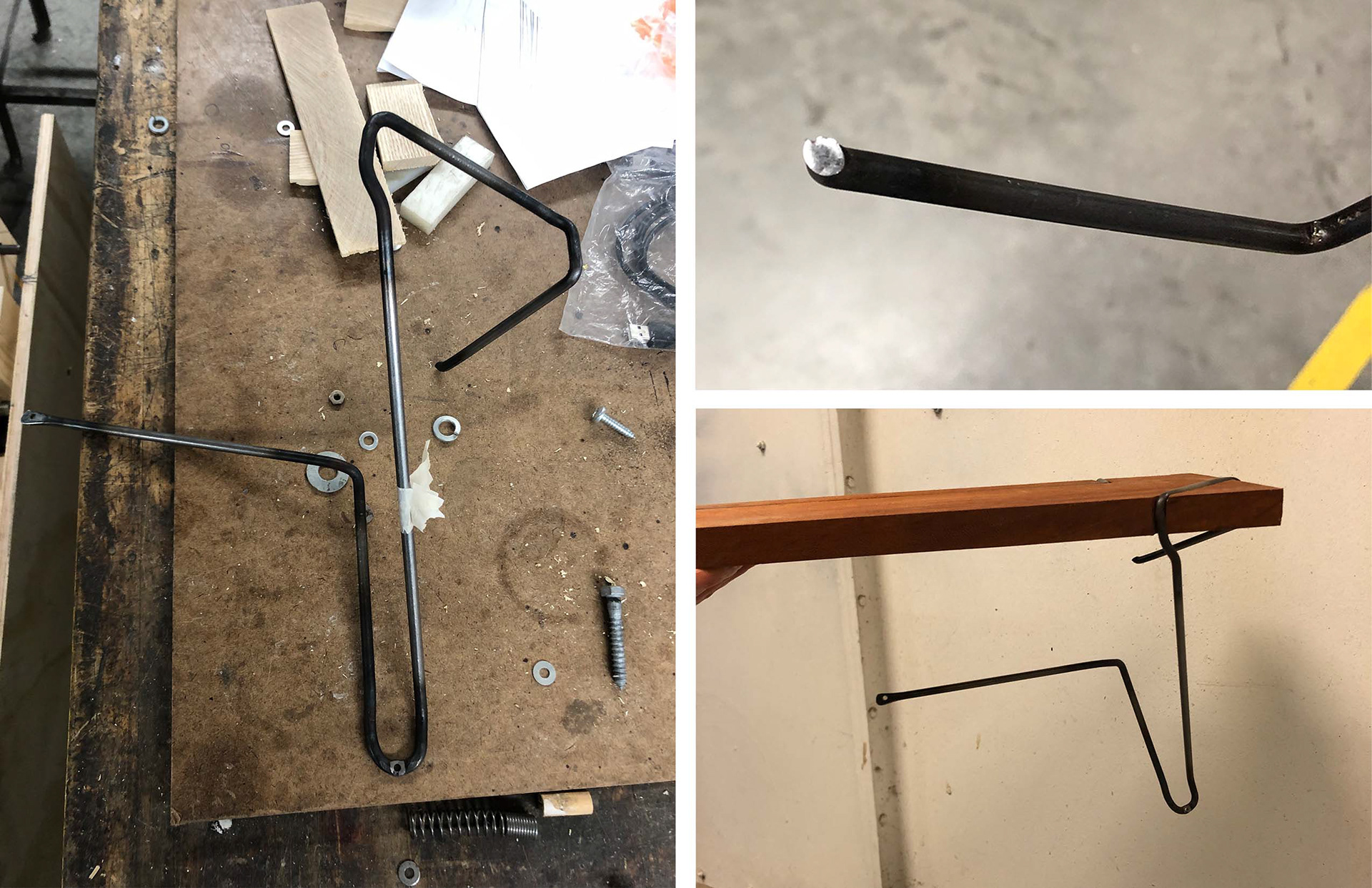 Sudden Shelf Destruction: The shelf broke in half