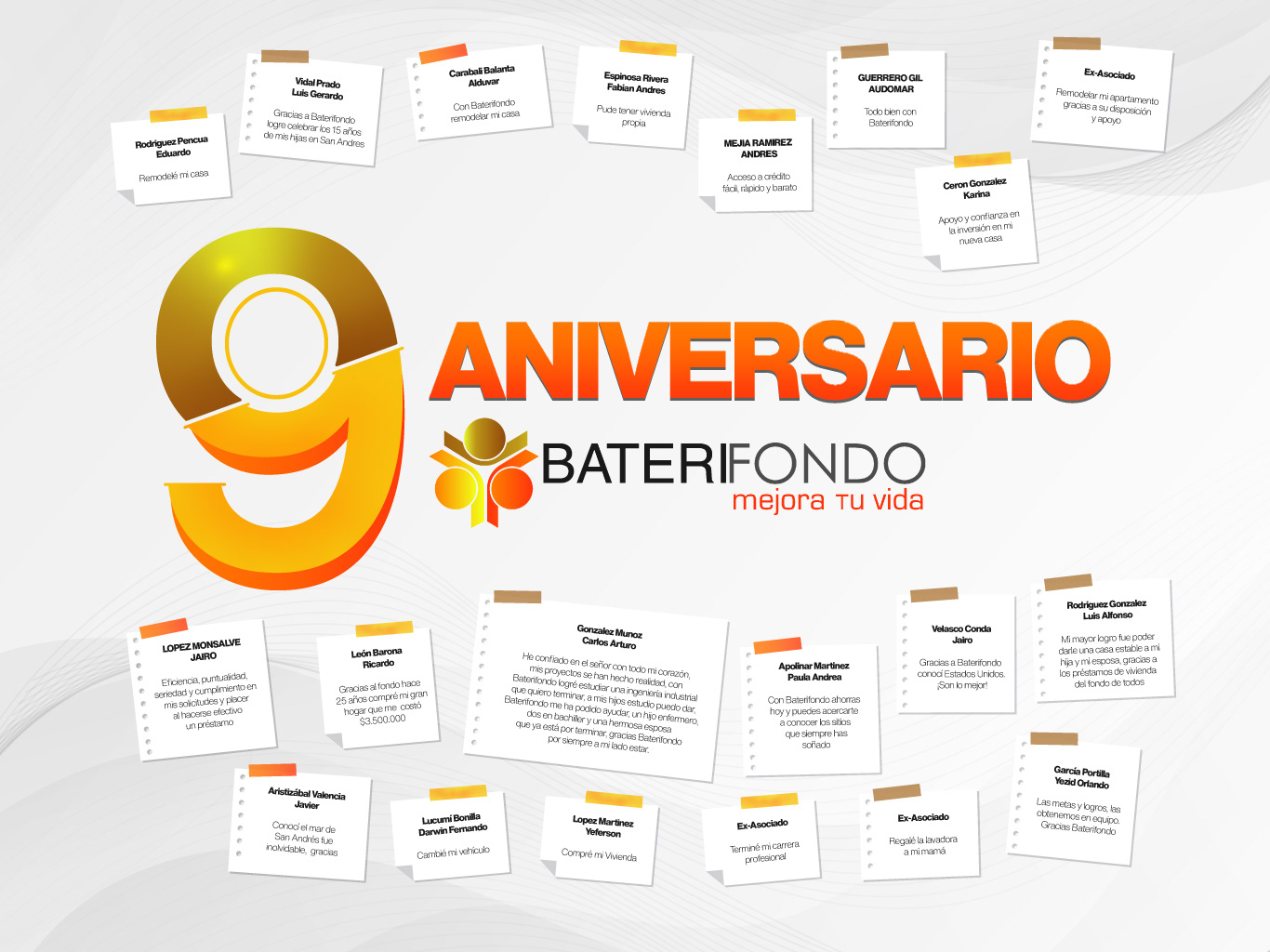 Mural - 9 Aniversario Baterifondo