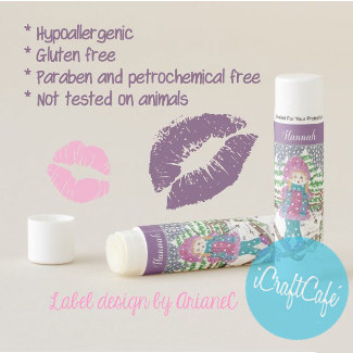 Lip baulm label