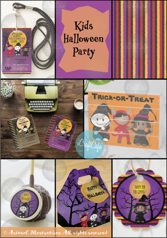 Kid Halloween Party Supplies 