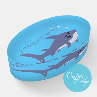 Shark paperweight