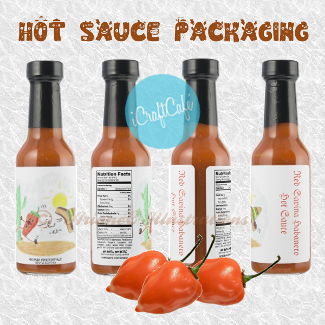 Hot sauce label