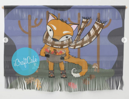 Fox Nursery Wall Art