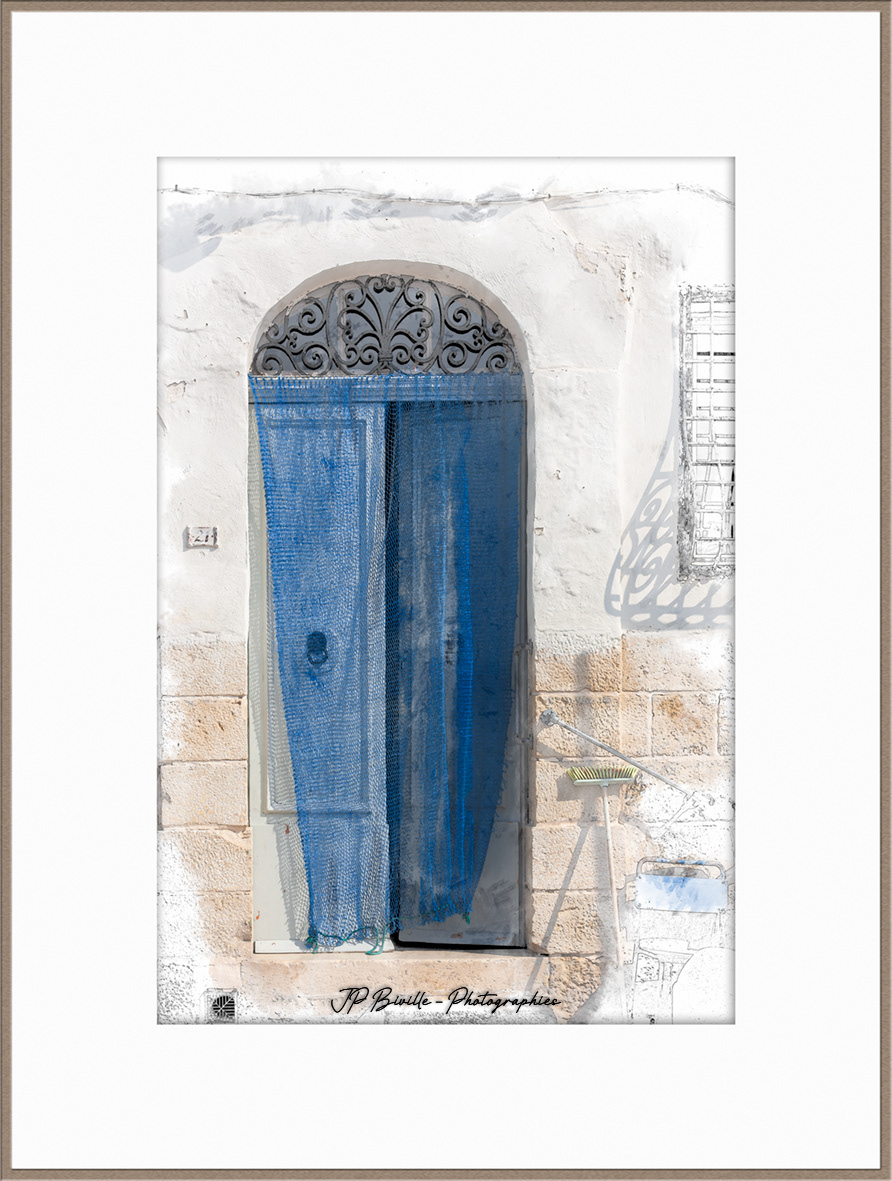La porte au voile - Marsaxlokk, Malte