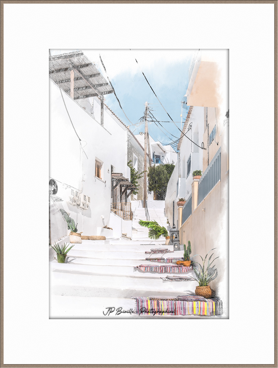 Les marches - Batsi, Andros