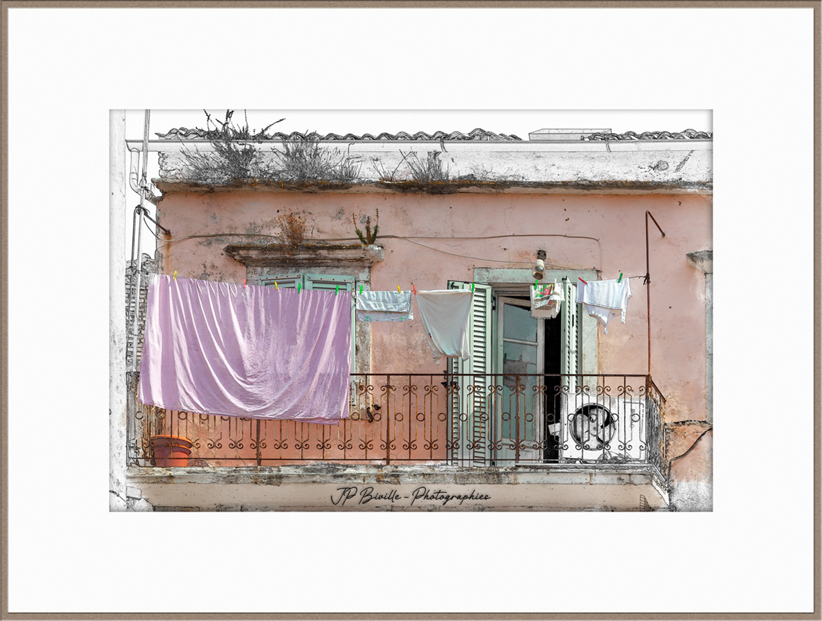 Le balcon - Kerkira, Corfou