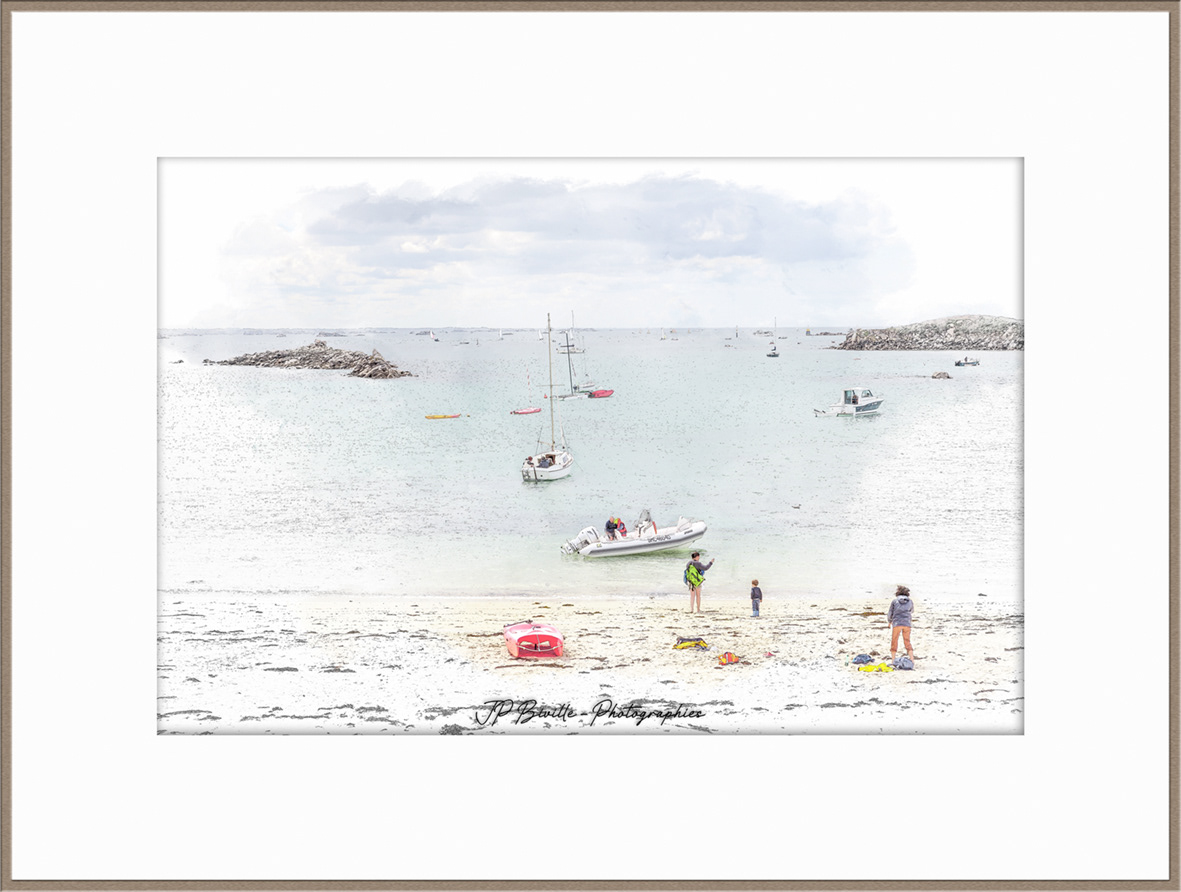 Vacances au bord de la mer - Ile de Batz, Finistère