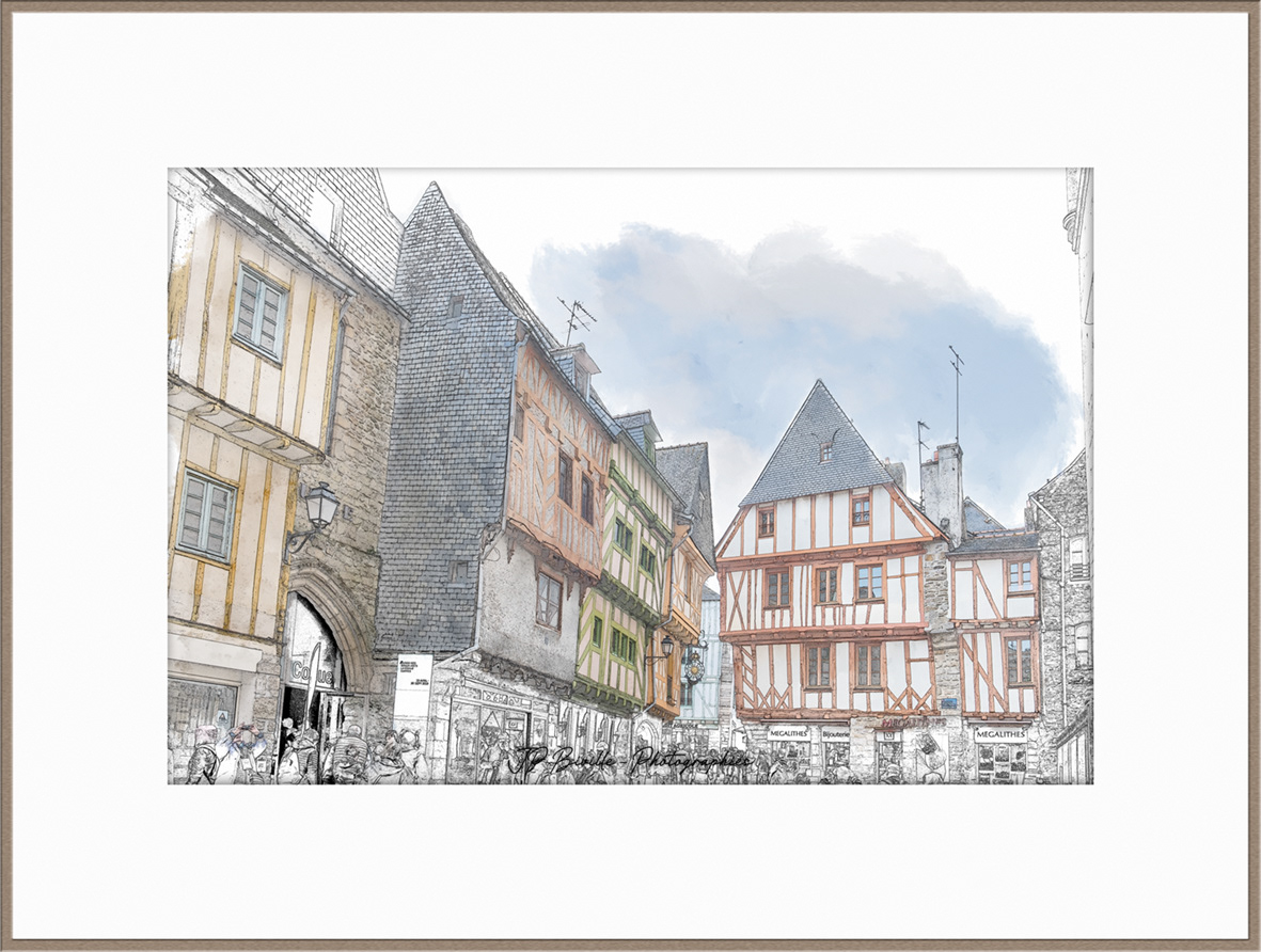 Maisons de bois - Vannes, Morbihan