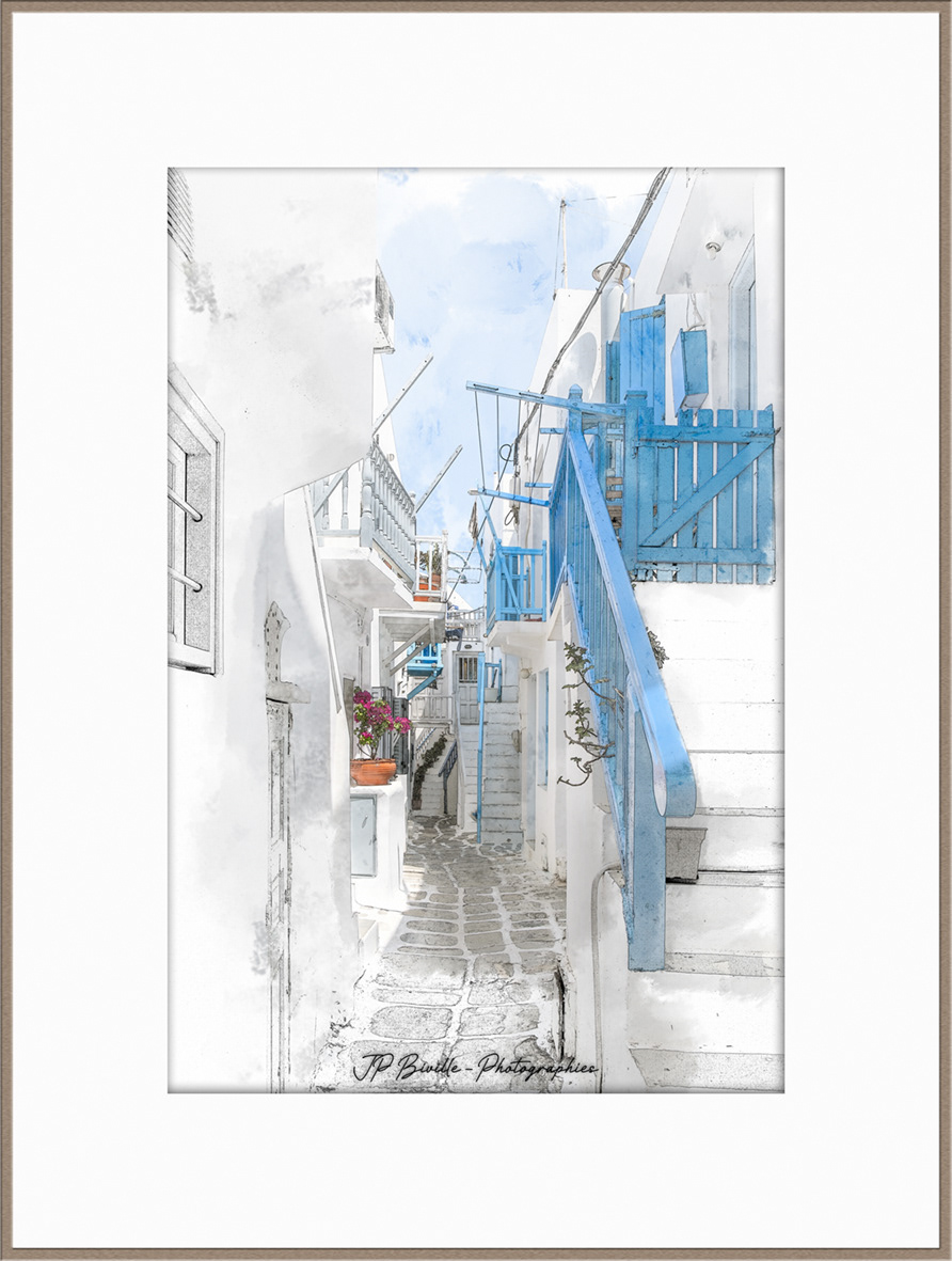 Rue à Mykonos - Chora, Mykonos