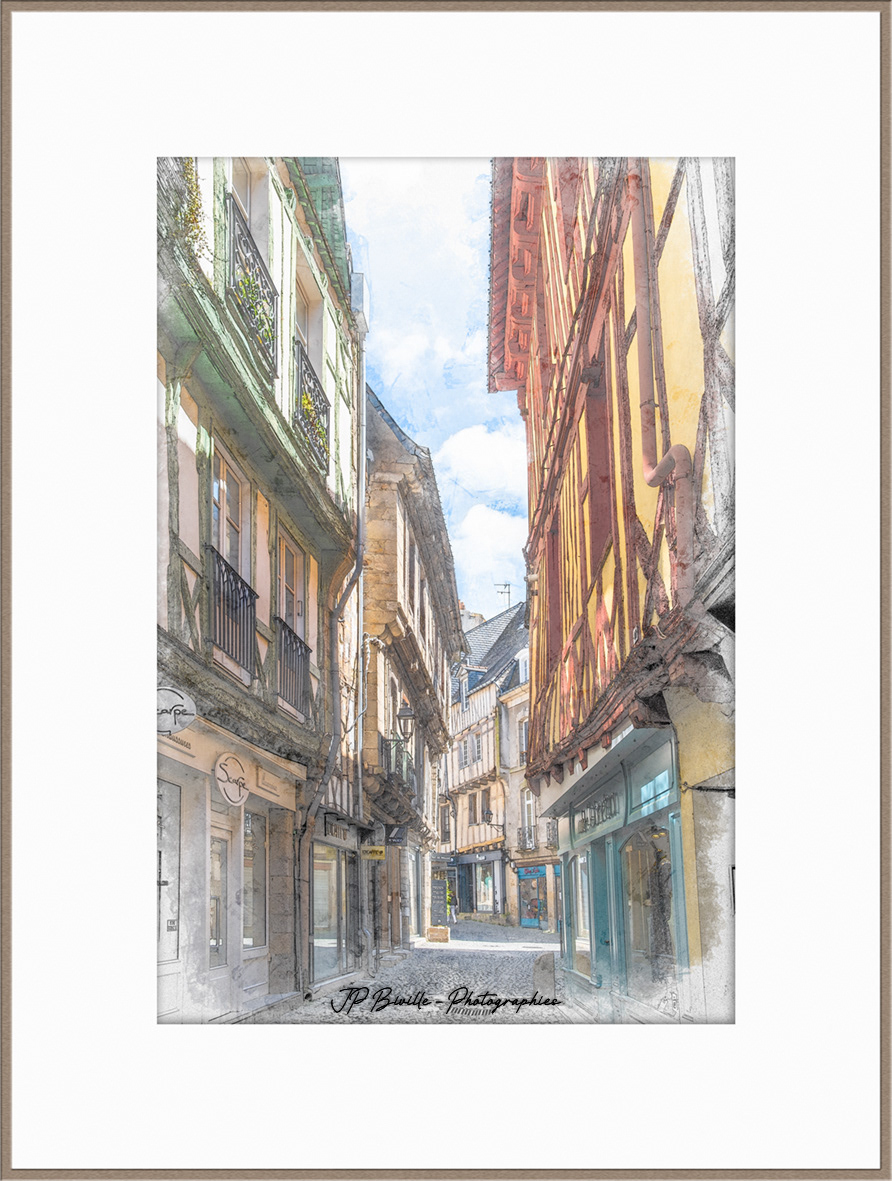 Rue Saint-Salomon - Vannes, Morbihan