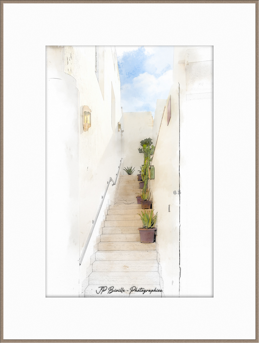 L'escalier aux cactées - Playa Blanca, Lanzarote