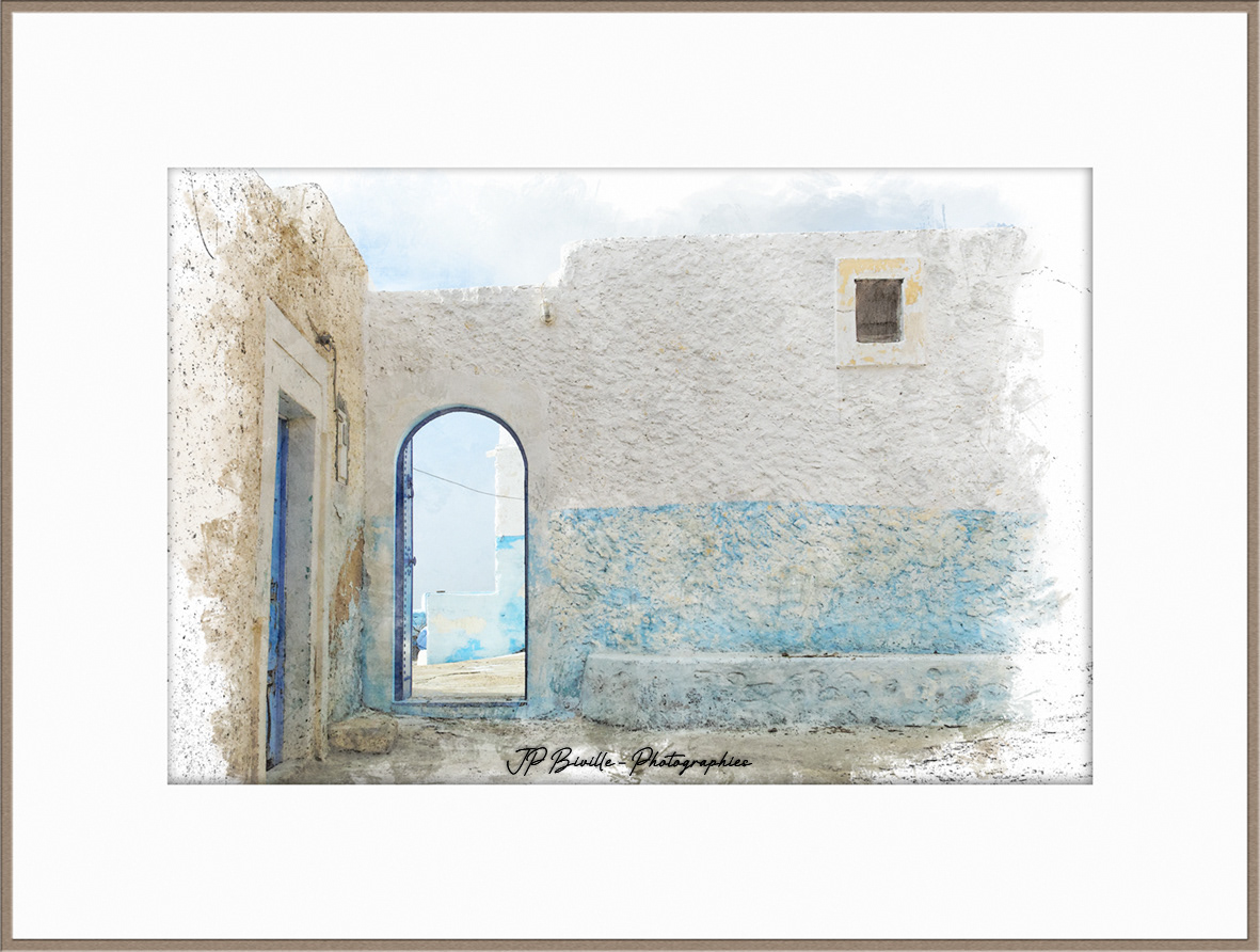 D'une maison à l'autre - Takrouna, Tunisie