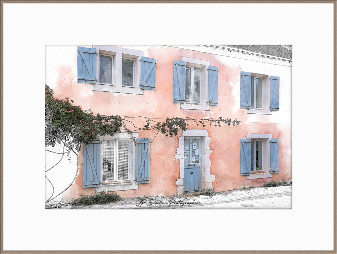 La maison rose - Saint-Gildas-de-Rhuys, Morbihan