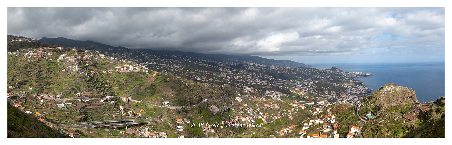 Madère - Vue vers Câmara de Lobos depuis Cabo Girão