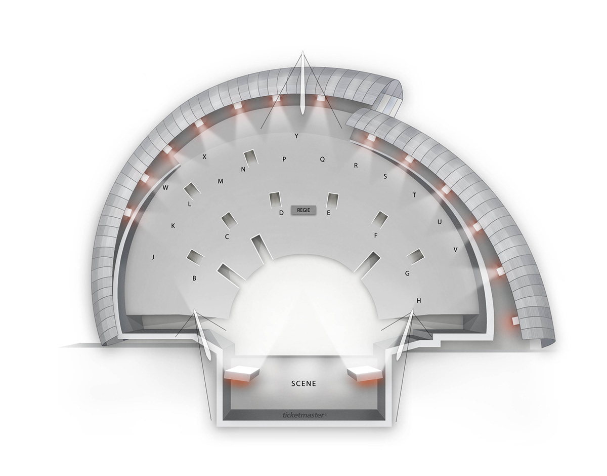 hallplan - Zenith de Rouen