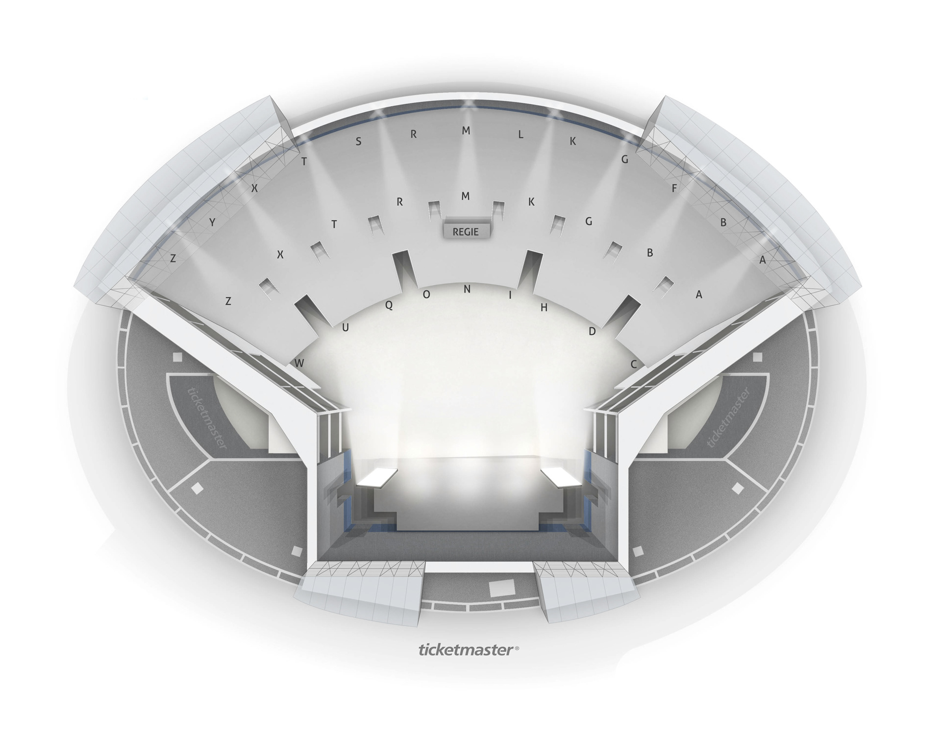 hallplan Zenith de Nantes