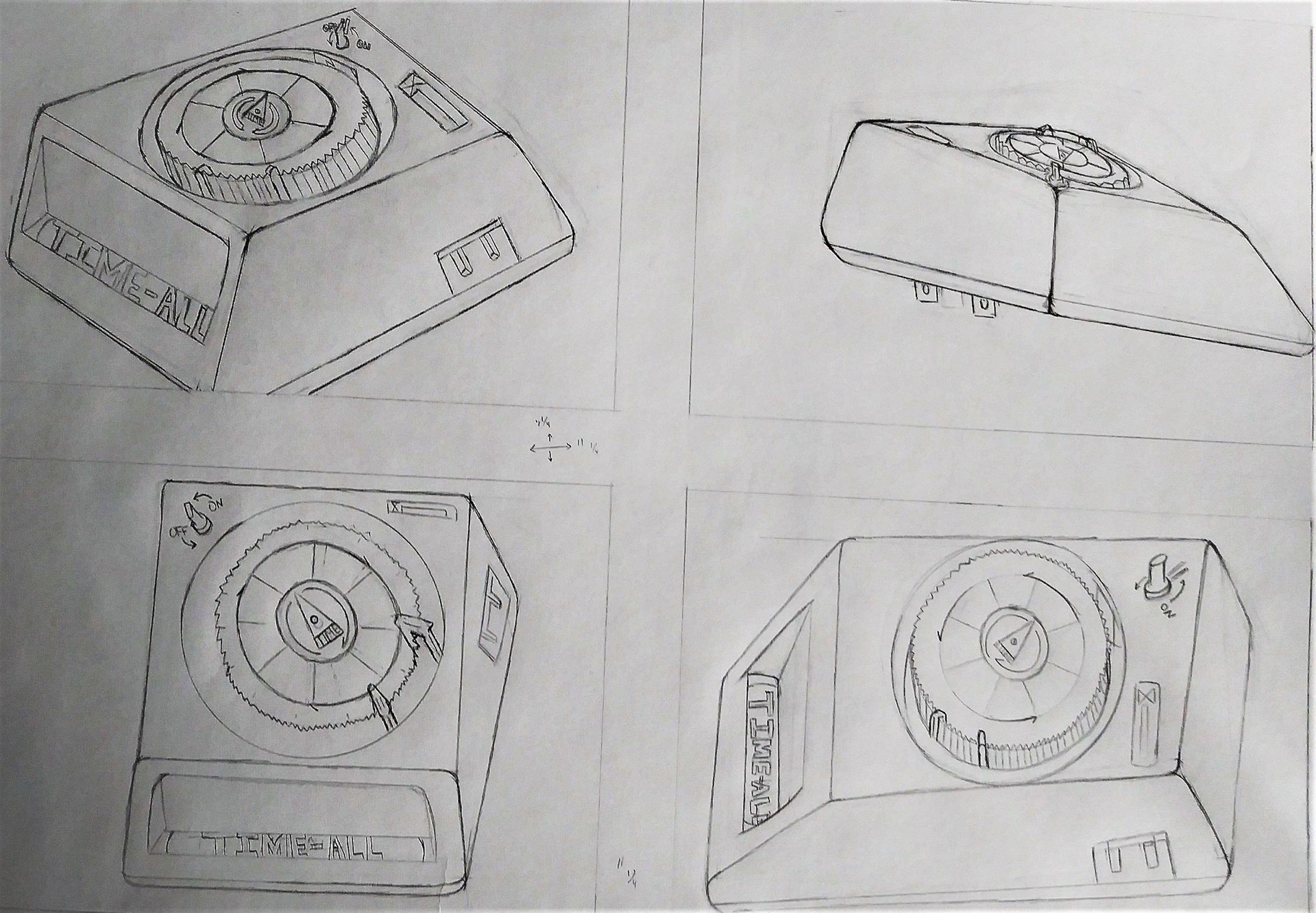Sketches of a timer plug