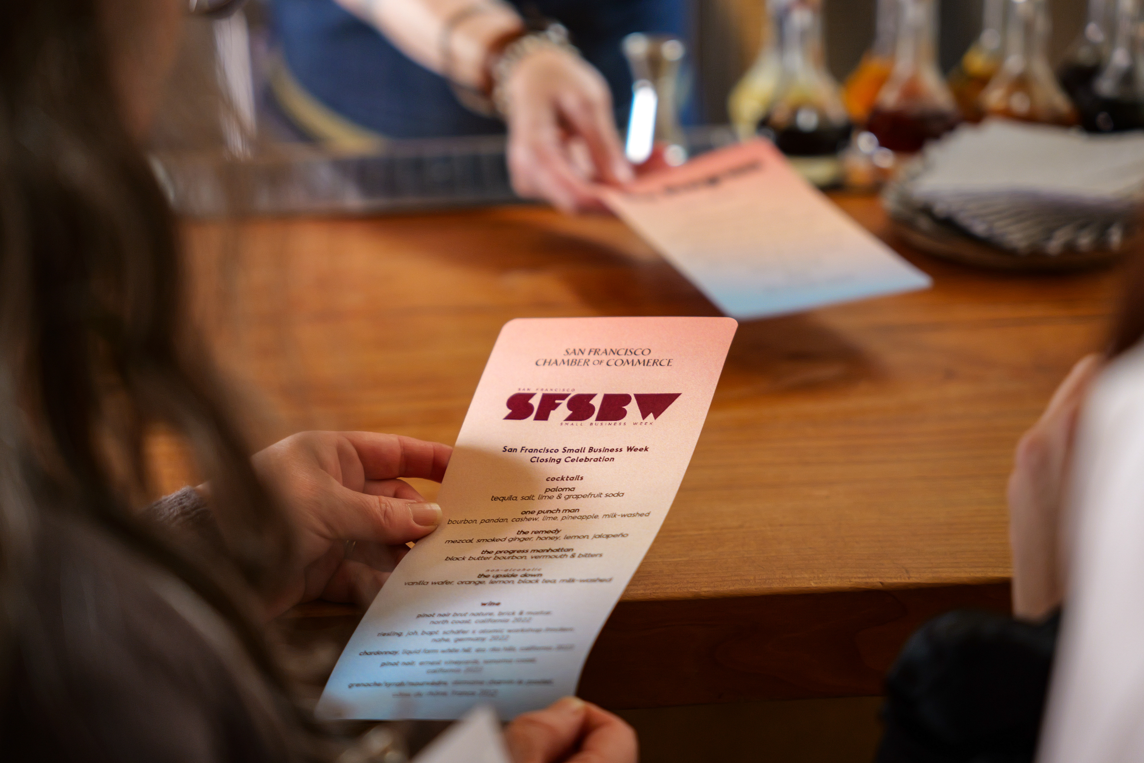 Custom Branded Event Menu