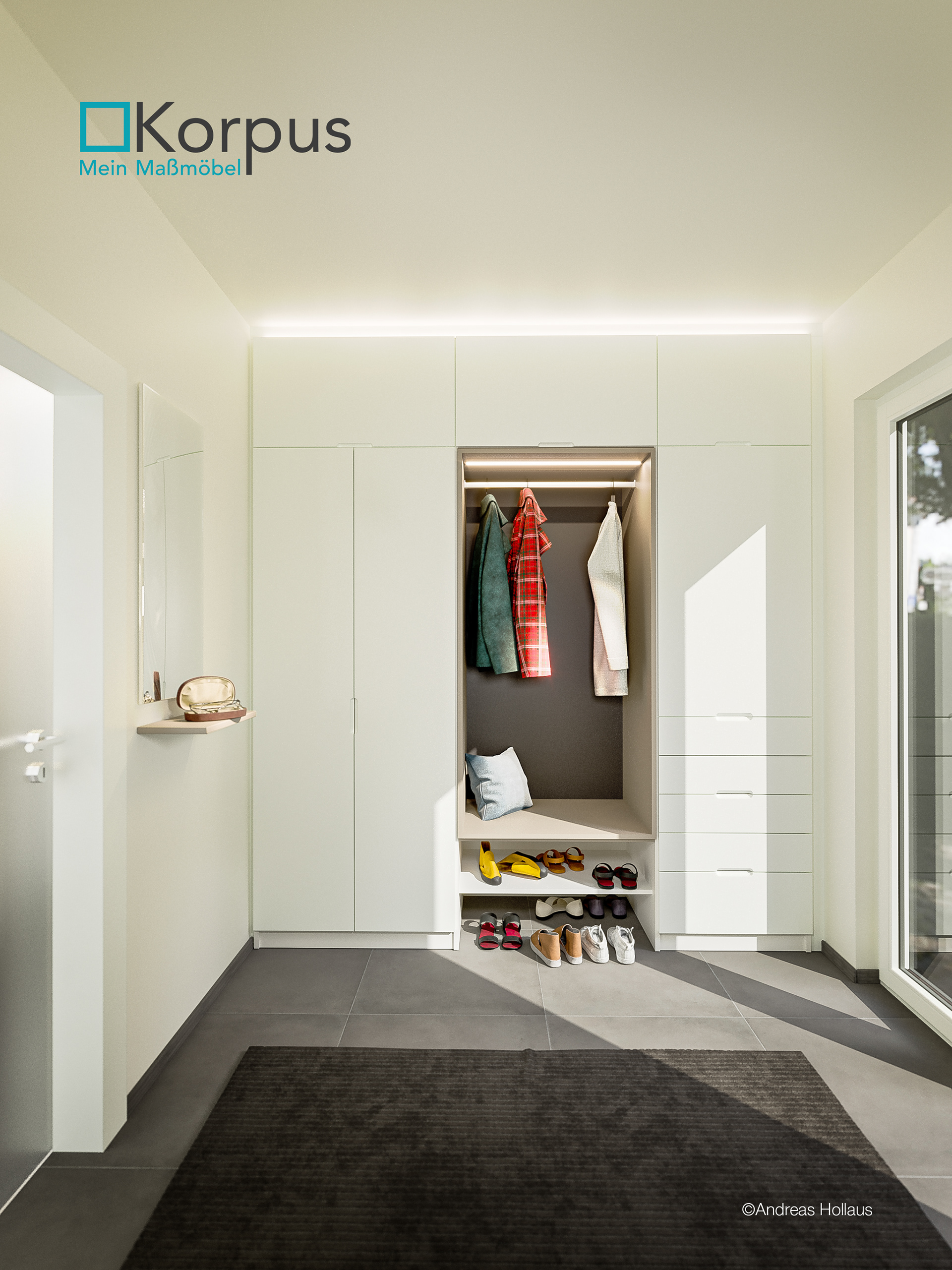 Garderobe Korpus mein Maßmöbel
