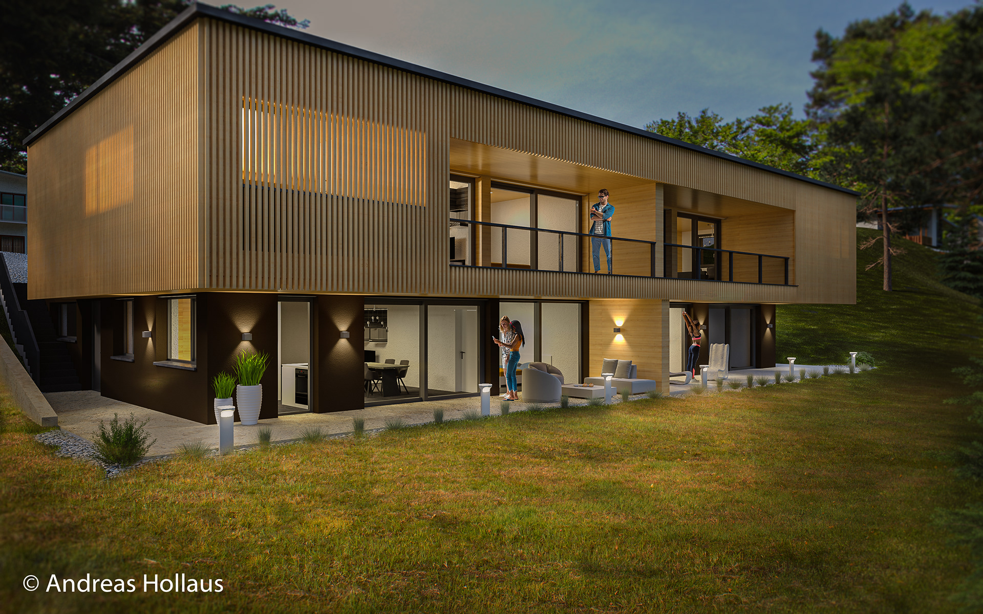  Visualisierung Mehrfamilienhaus Andreas Hollaus