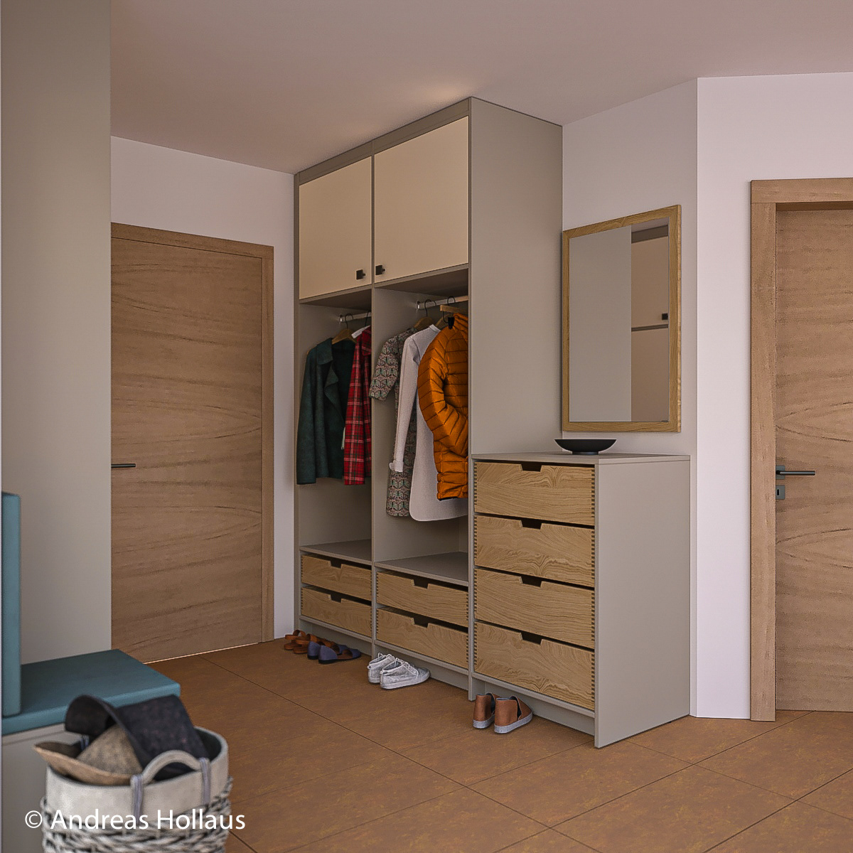 Garderobe Korpus mein Maßmöbel