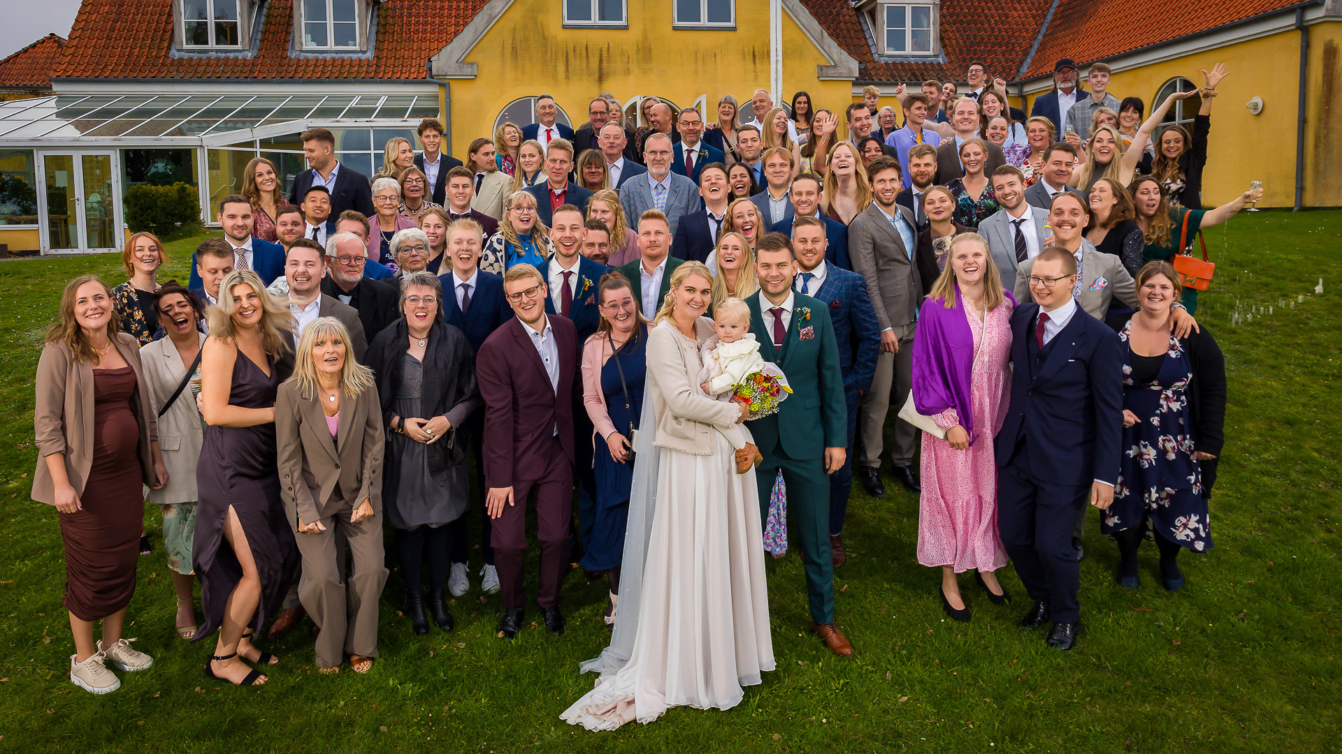 Gruppebillede. Malene og Andreas