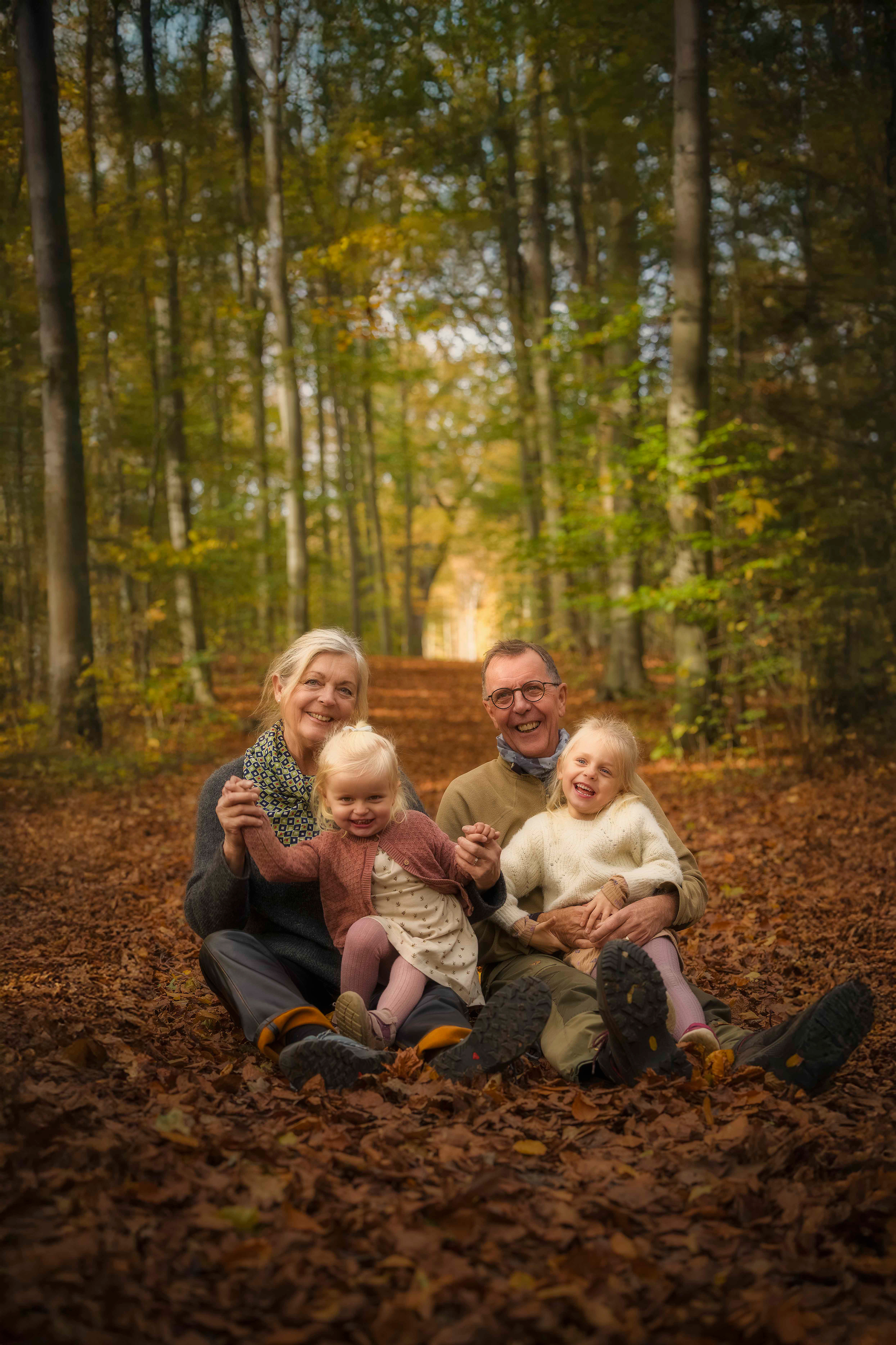Familieportræt Boserup skov