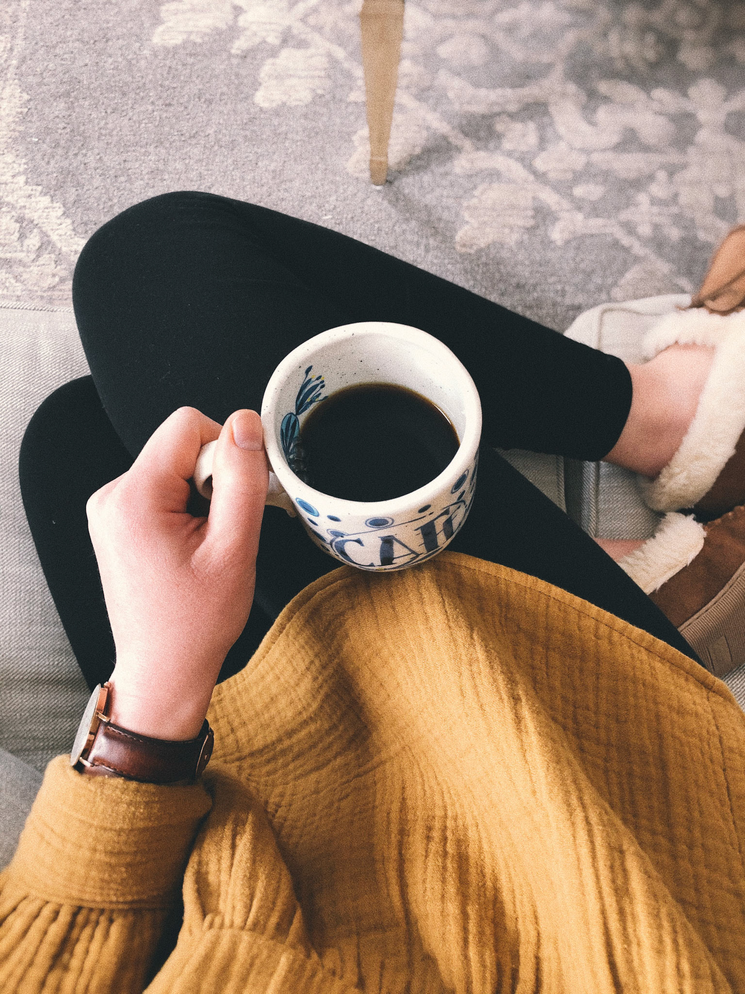 cozy days by the fire
