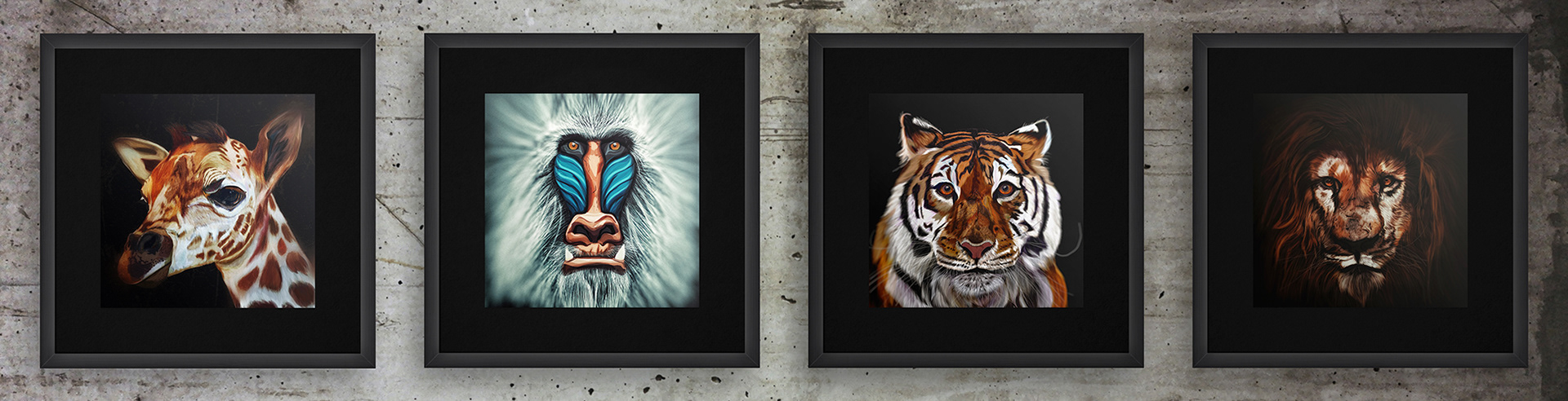 Framed Illustrations by Pablo Prada