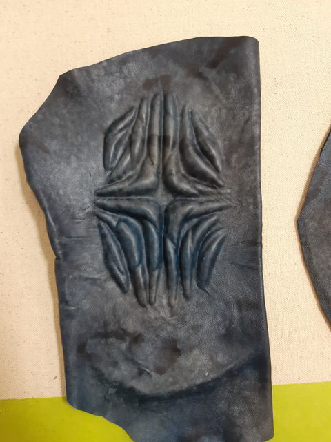 Sample for Beacon suit texture - Foam covered with Lycra  using Flexbond