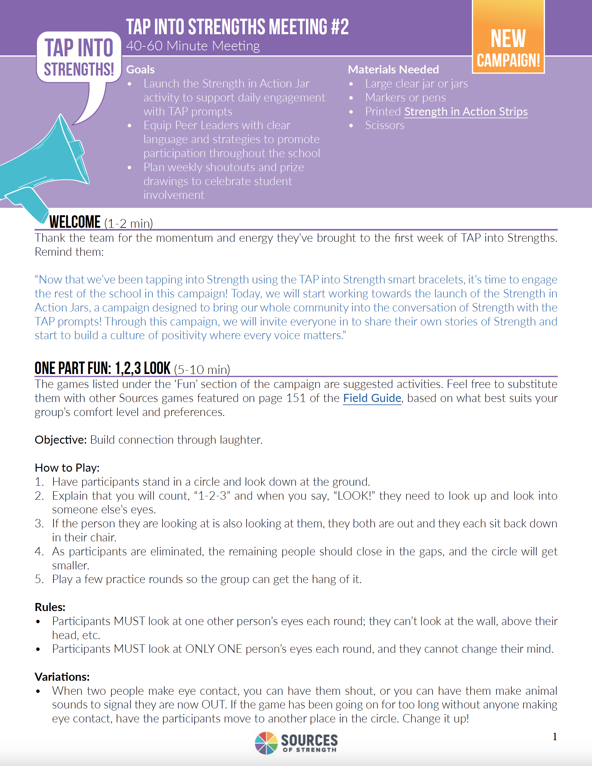 New Campaign Documents