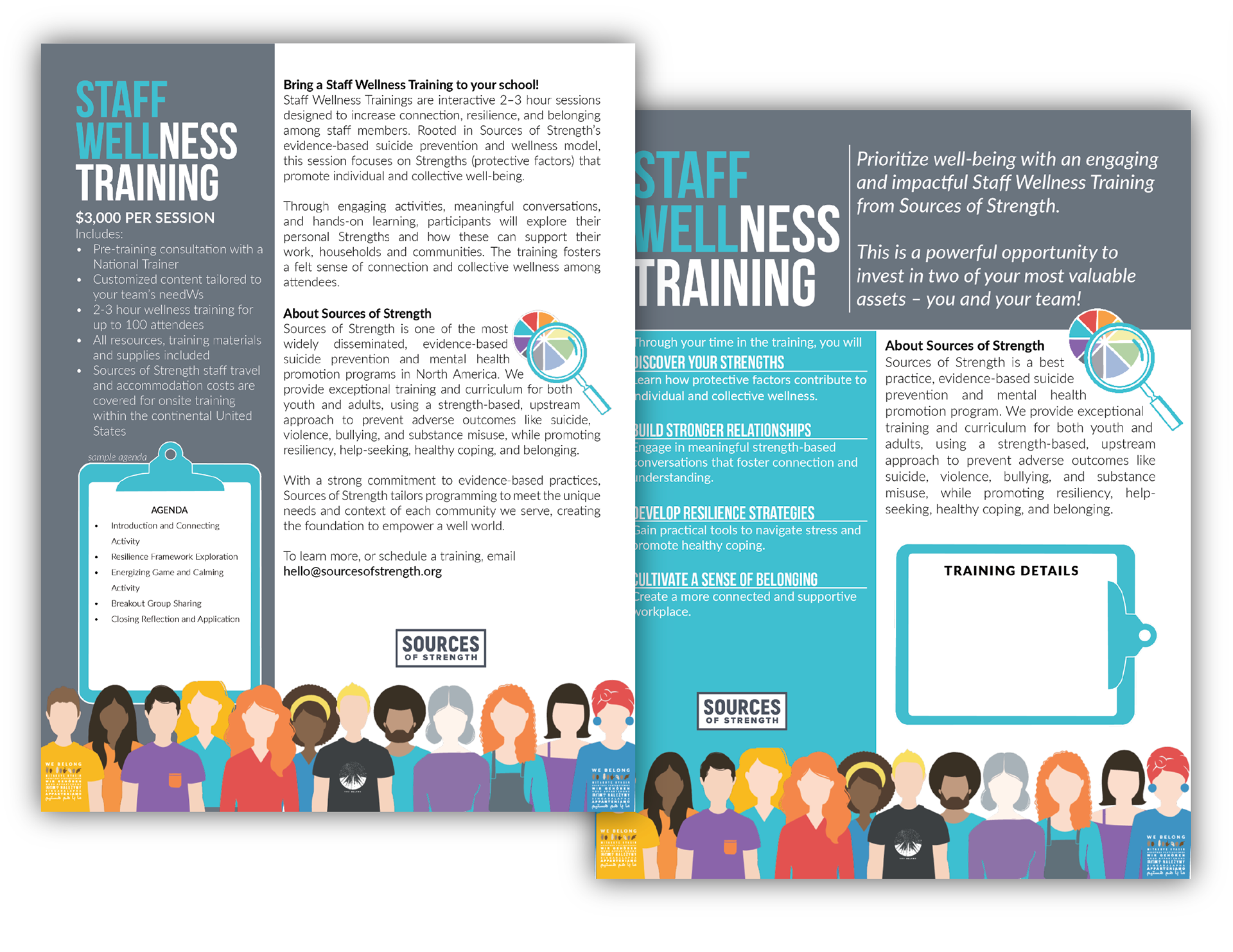 Staff Training Flyers