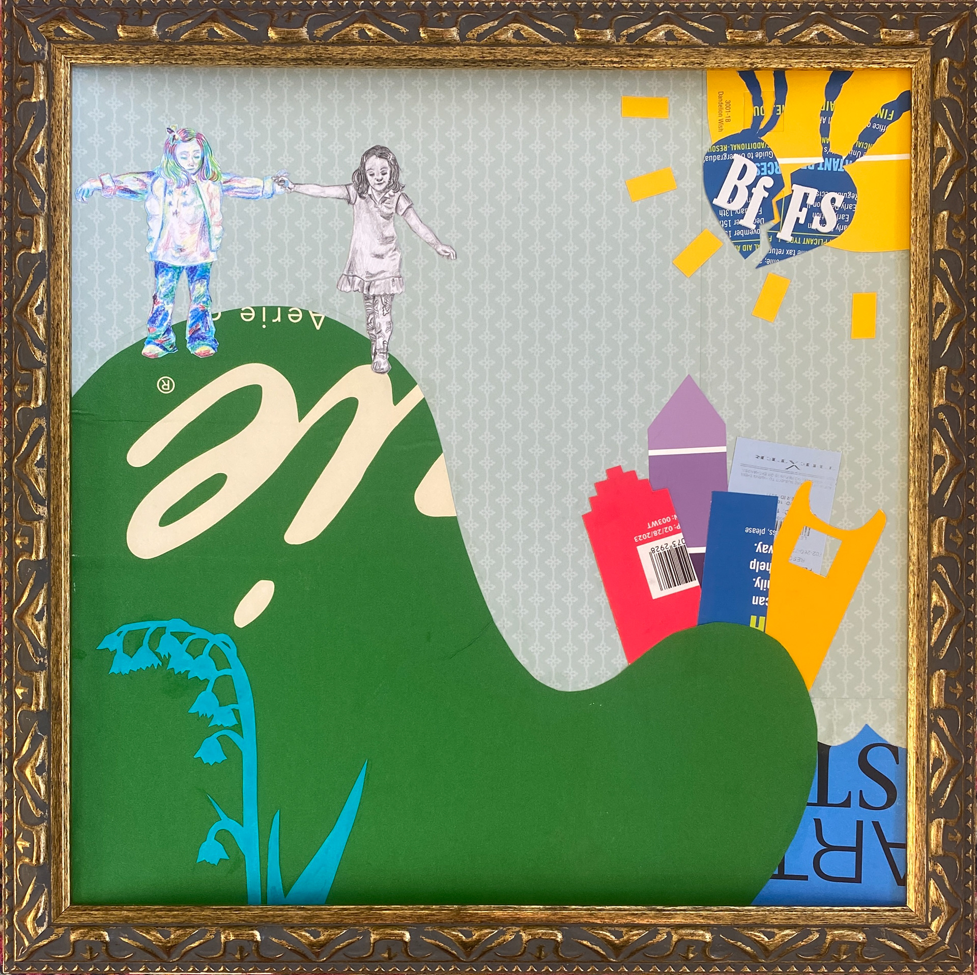 Lily of the Valley, mixed media