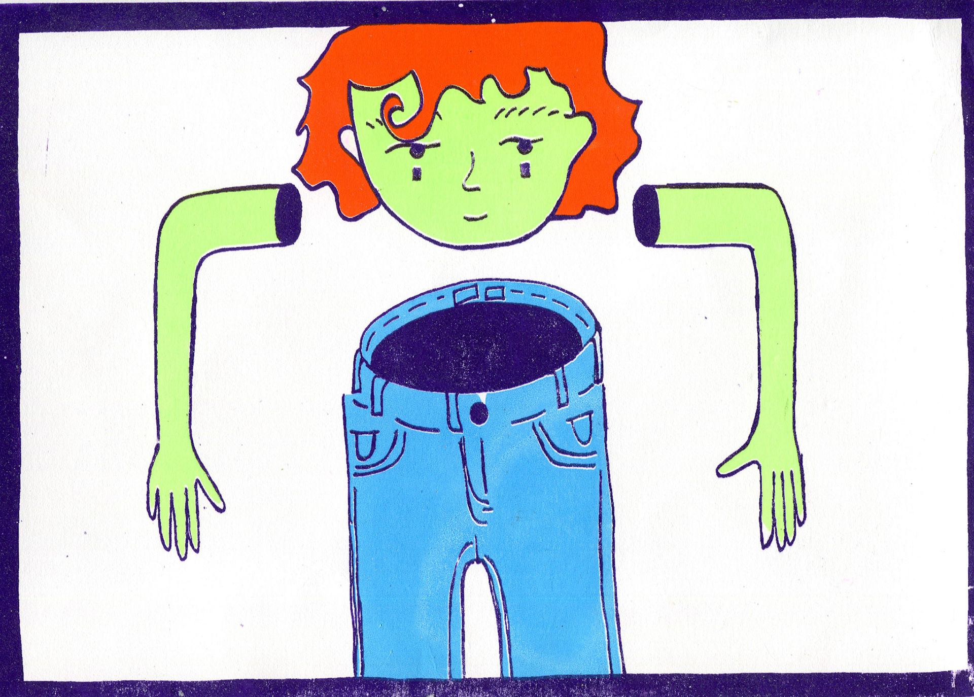 Screen Printing on paper 