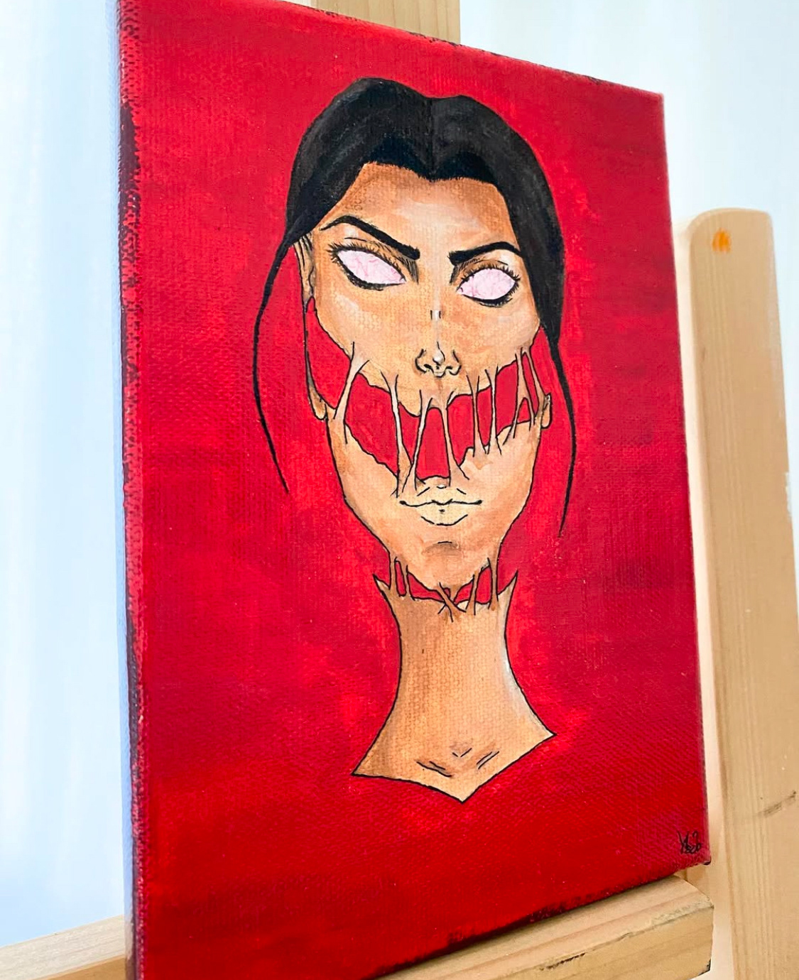 BARELY CONNECTED - acryl on canvas