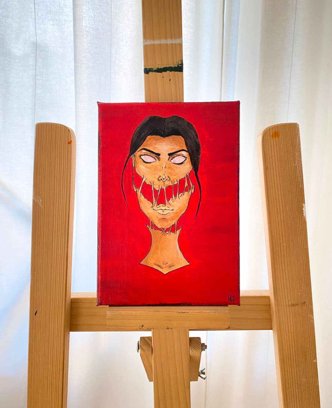 BARELY CONNECTED - acryl on canvas