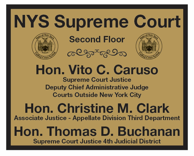 City of Saratoga Plaque